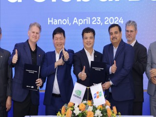 Bắt tay với NVIDIA chi 200 triệu USD xây các AI Factory với hệ thống siêu máy tính, ông Trương Gia Bình 'mơ' Việt Nam có 3-5% công nhân AI